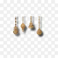 耳环珠宝Tanishq项链钻石-迪皮卡帕杜科内