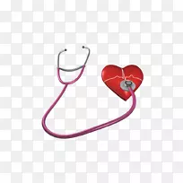 心脏内科医生心脏病保健心血管疾病听诊器