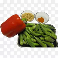 素食料理印度料理蔬菜kheer-okra