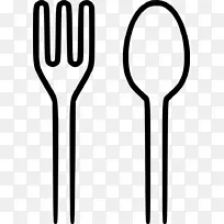 刀叉勺子夹艺术匙和叉子
