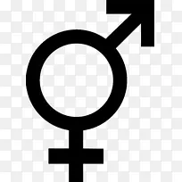 性别符号变性人两性间接性符号