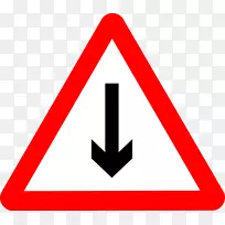交通标志道路警告标志短片