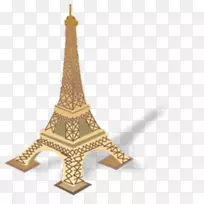 比萨计算机图标埃菲尔铁塔-埃菲尔铁塔