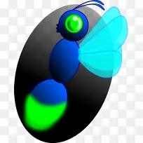 萤火虫：从黑色剪贴画回来-萤火虫
