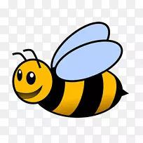 大黄蜂昆虫蜜蜂剪贴画-u
