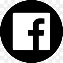 社交媒体facebook领英房地产经纪人电脑图标背景黑色