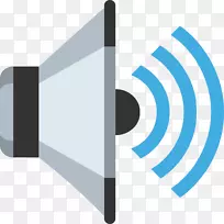 表情符号声音扬声器目标声波体积