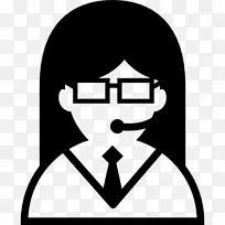 电脑图标呼叫中心客户服务电话呼叫中心