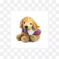 金毛猎犬小狗毛绒玩具&可爱的玩具狗品种-金毛猎犬