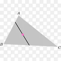 三角形线面积，质心几何.三角形