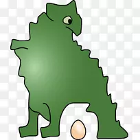 恐龙蛋剪贴画-恐龙