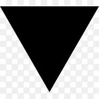 黑色三角形箭头颜色符号三角形