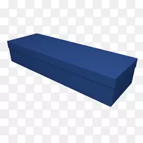 钴蓝紫色棺材