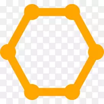 计算机图标化学公式分子六边形