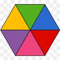 六角几何形状剪贴画.六边形