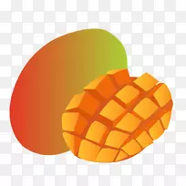 芒果水果食品橙子夹艺术-热带水果