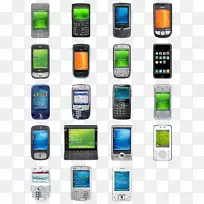 iphone手持设备电话功能电话计算机图标-移动
