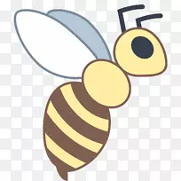 蜜蜂昆虫黄蜂电脑图标-蜜蜂