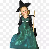 艾琳·墨菲·恩多拉·萨曼莎被施了魔法的娃娃-女巫