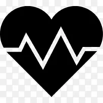 心电图符号计算机图标心脏保健-健康