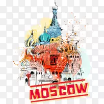 圣巴兹尔大教堂莫斯科国际商务中心-莫斯科