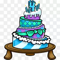 俱乐部企鹅生日蛋糕结婚蛋糕巧克力蛋糕-周年纪念