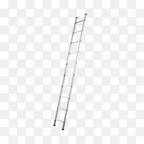 制造铝建筑材料的梯子脚手架.梯子