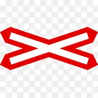 列车横过道路交通标志臂栏-英国