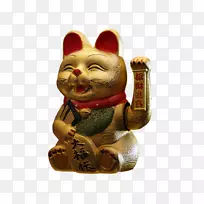 Maneki-neko室内设计服务壁画风水墙贴花-maneki neko