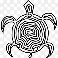 夏威夷海龟剪贴画-乌龟