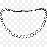 珍珠项链首饰珍珠项链剪贴画珍珠项链