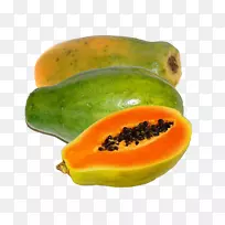 番木瓜热带水果蔬菜食品-番木瓜