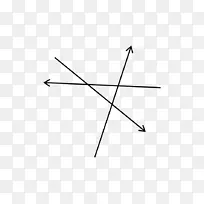 直线三角形圆点射线