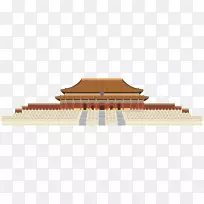 紫禁城最高和谐建筑画宫殿-宫殿