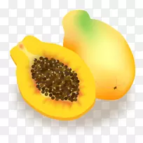 番木瓜热带水果食品芒果木瓜