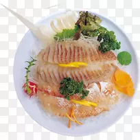 生鱼片多灶鱼菜海鲜