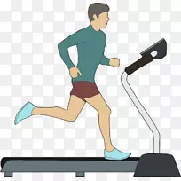 体育锻炼设备跑步机有氧运动身体健身运动