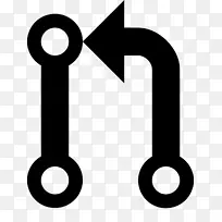 GitHub合并分叉计算机图标-GitHub