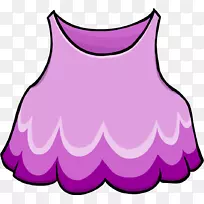 企鹅俱乐部：精英企鹅力量，紫色服装，童装时尚。
