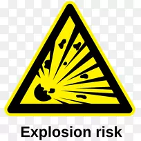 爆炸警告标志剪辑艺术-风险