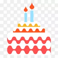 生日蛋糕圆饼电脑图标-生日蛋糕