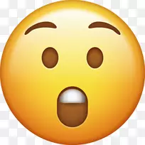 表情符号悲伤电脑图标笑脸-惊喜