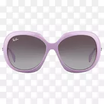 眼镜紫色太阳镜紫丁香射线禁令