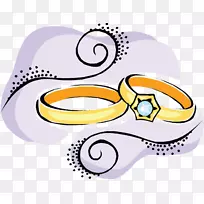 结婚戒指钻石夹艺术结婚戒指