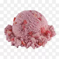 冰淇淋锥，嚼口香糖，脯氨酸巧克力冰淇淋-口香糖