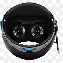 虚拟现实耳机头装显示窗口混合现实虚拟现实耳机