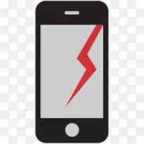 png通信设备移动电话配件手机智能手机徽标碎玻璃