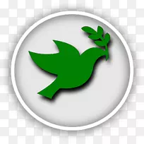土象鸽子象征和平剪贴画-和平