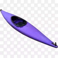 皮艇独木舟桌面壁纸.紫色背景