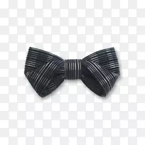 领结领带服装配件时尚黑色领带领结